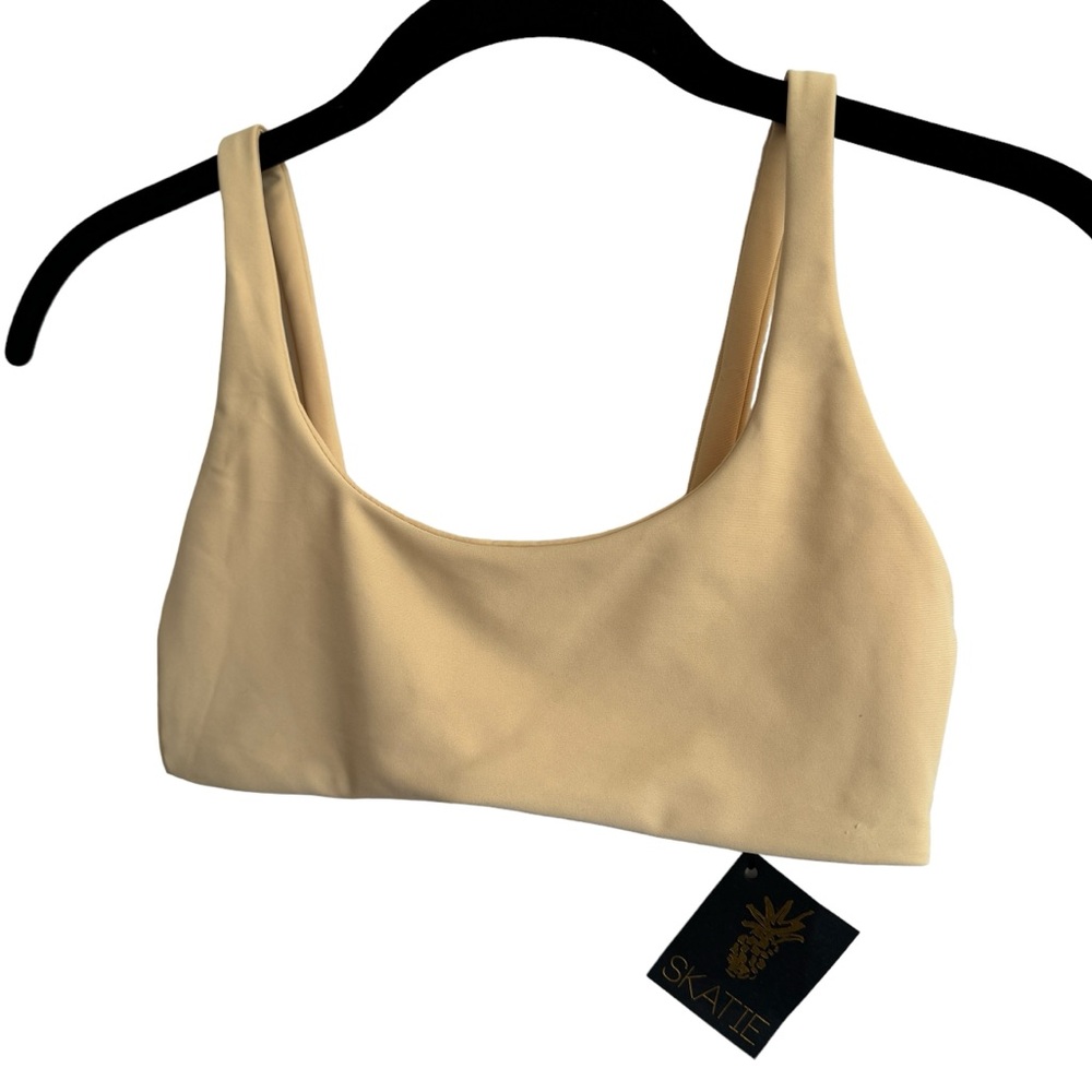 Skatie Butter Yellow Bikini Top